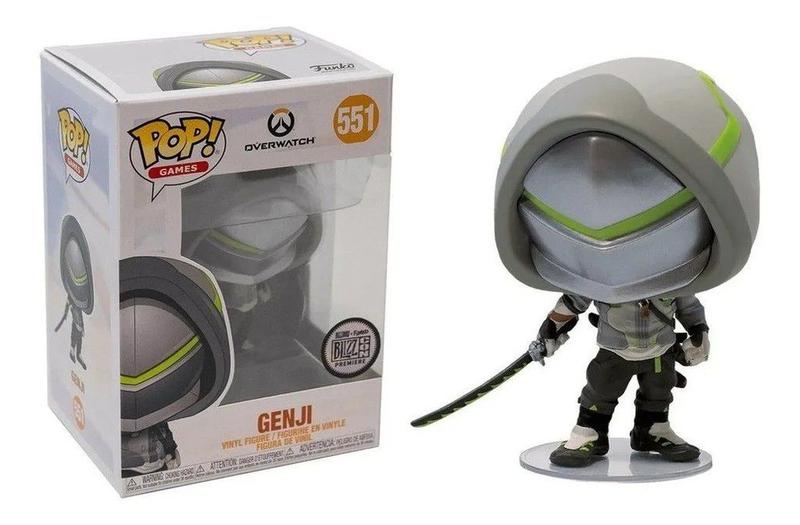 Boneco Funko Pop Games - Figura Genji 551 - Jogo Overwatch - Funko